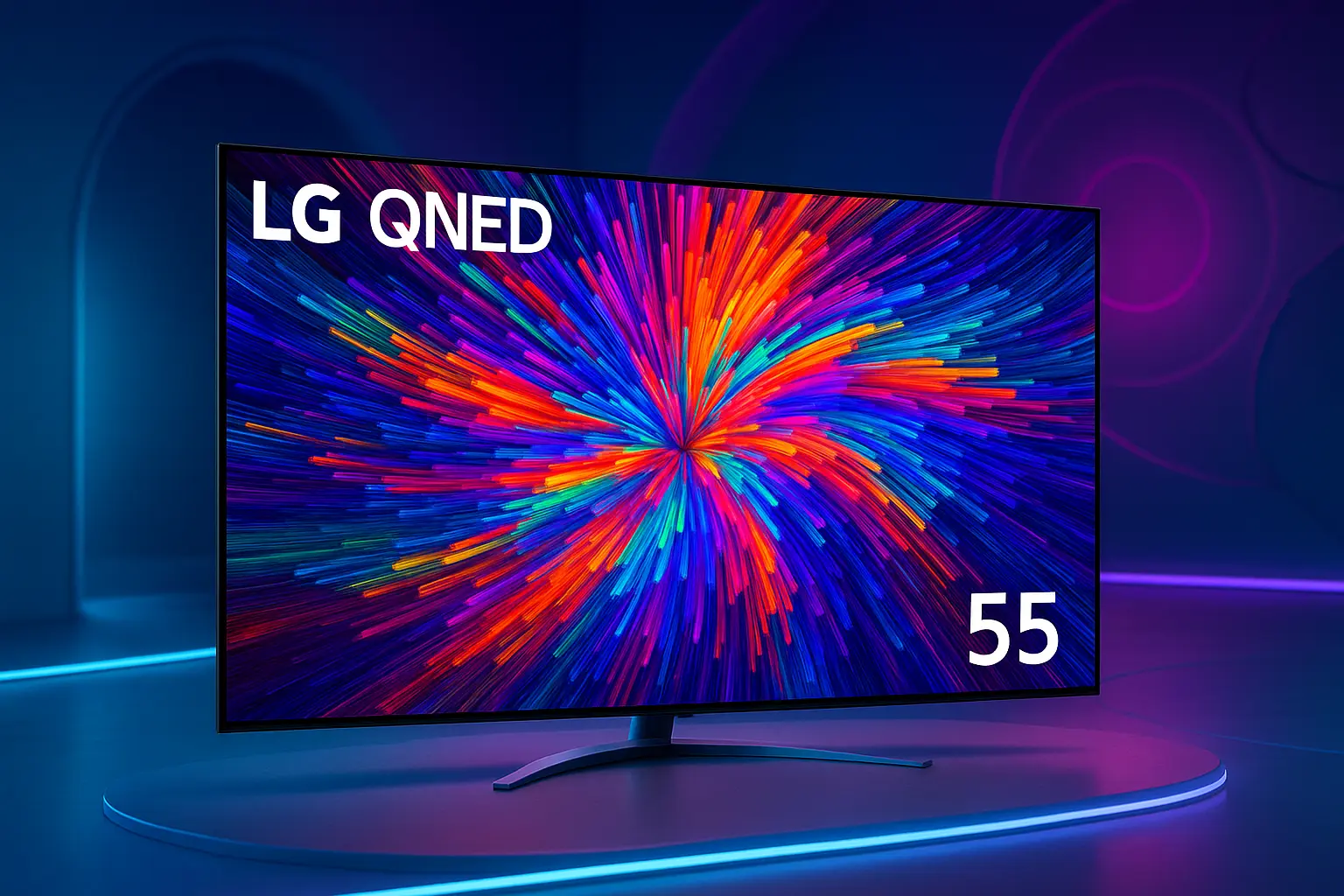 Menos de 200g: 6 TV LG 55 polegadas 4K QNED em 2025