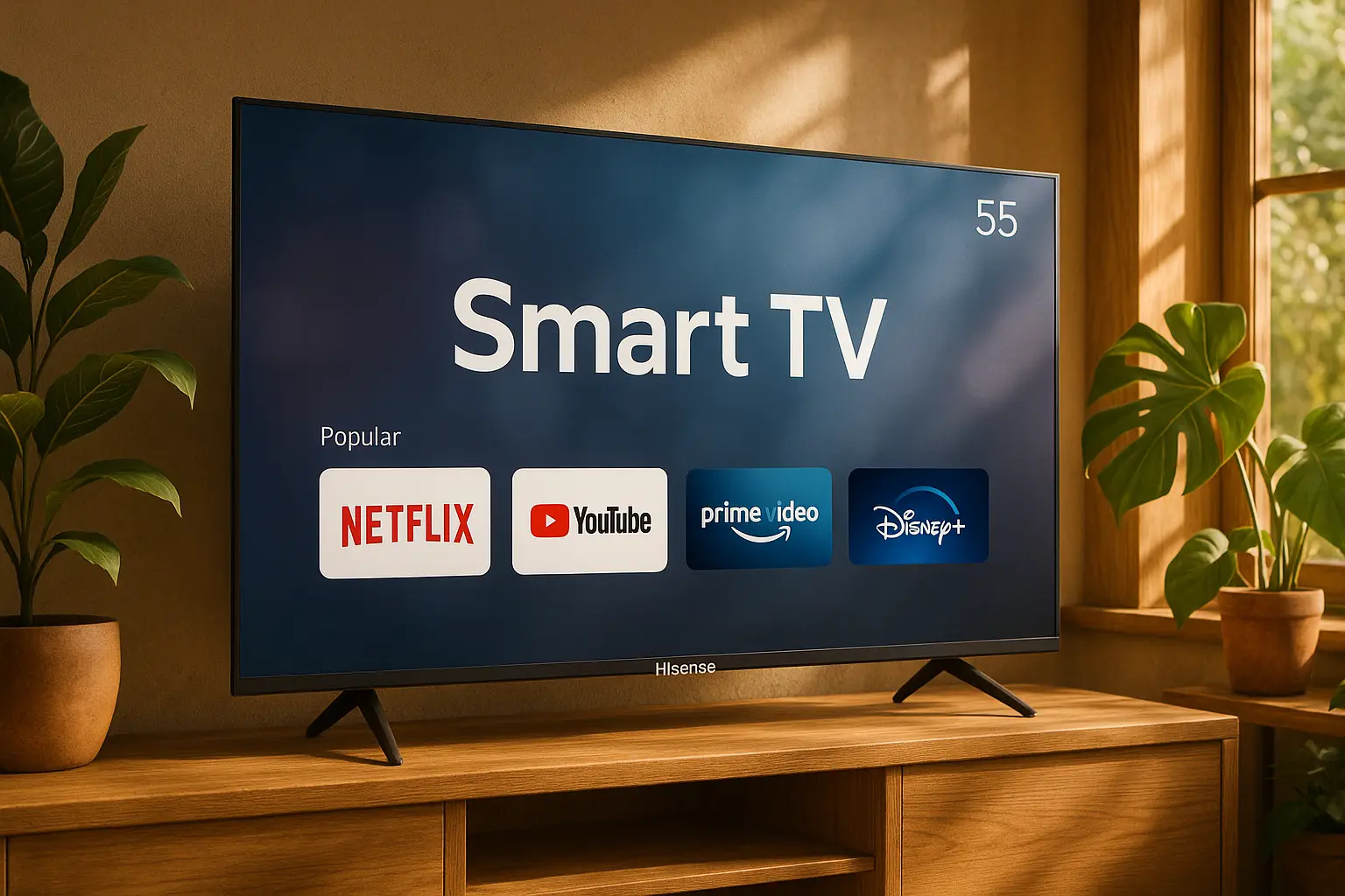 Desempenho turbinado: 6 TV smart Hisense 55 que lideram em 2025