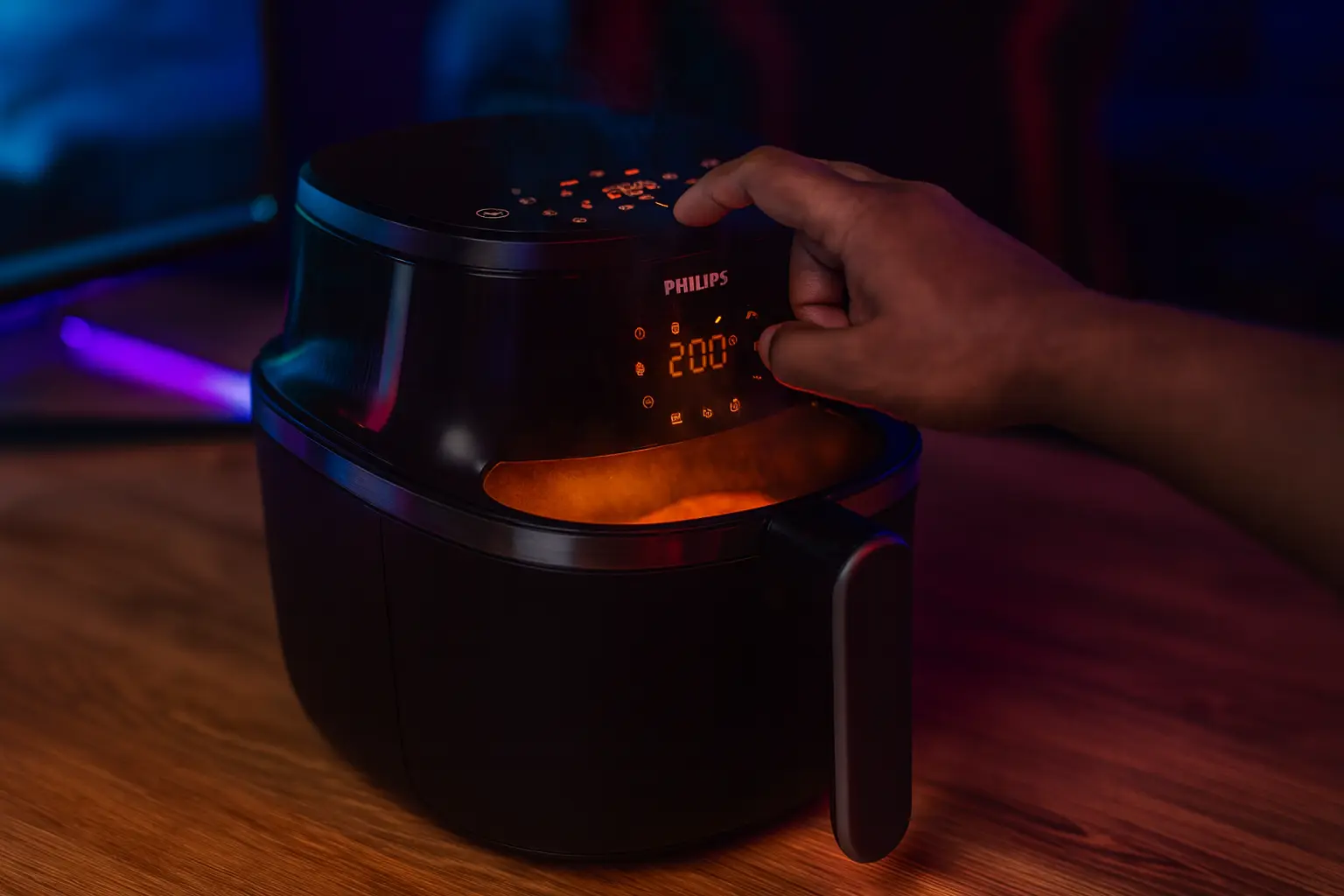 Fritadeira Airfryer 7,2L Digital Philips Walita com visor na Amazon, economize