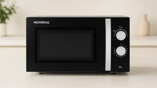 Micro-ondas Mondial 21L com 10% OFF na Amazon, economize