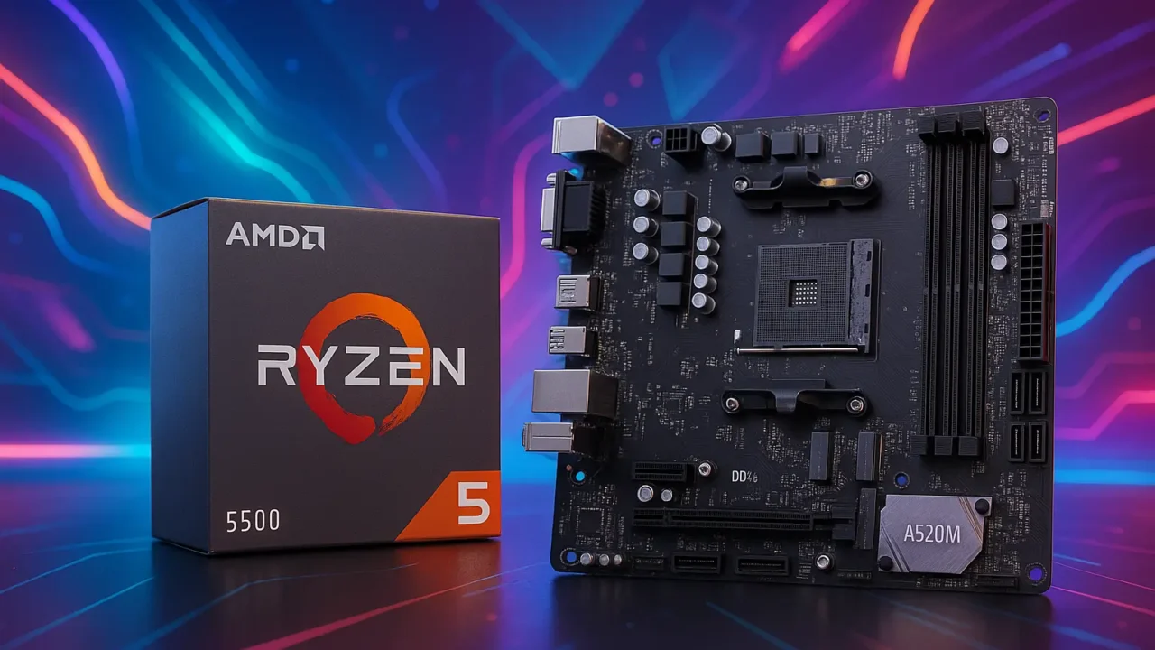 Kit Upgrade AMD Ryzen 5 5500 destaque: 3 modelos potentes para qualquer bolso