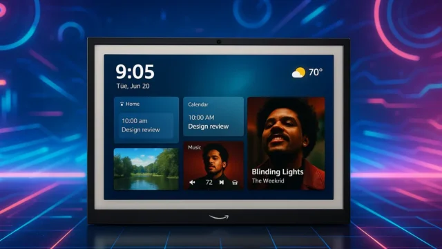 Top 6 acessórios do Amazon Echo Show 15 compactos e leves para o dia a dia