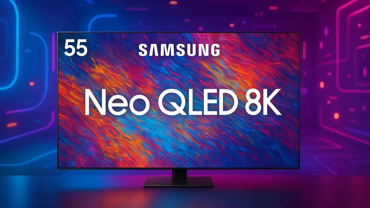 Samsung smart TV 55 polegadas NEO QLED 8K até R$7.648: 6 escolhas com avaliações ★4,5