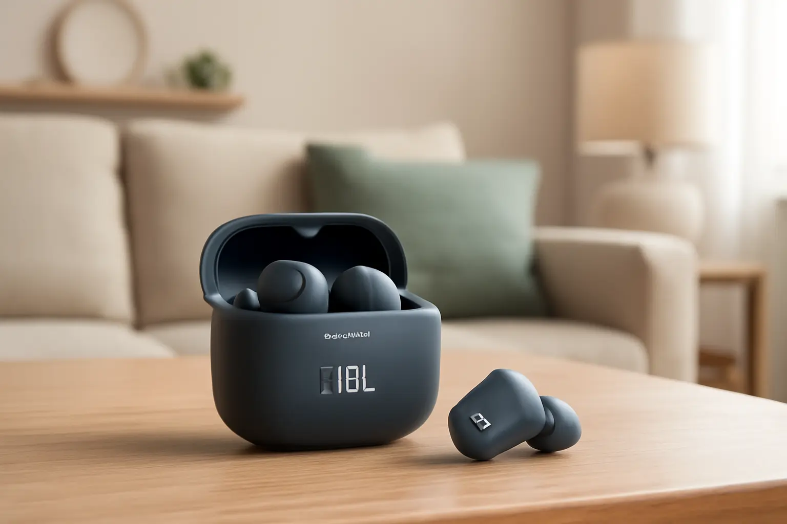 6 Fones de Ouvido Bluetooth Sem Fio Wave Buds 2 JBL Resistente à Água para Aventuras