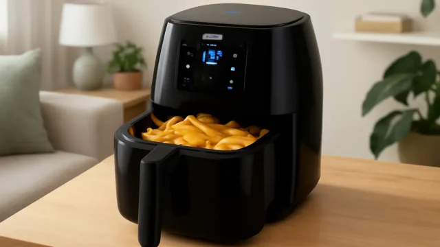 Som imersivo: 3 Fritadeiras Sem Óleo Eos Chef Gourmet com qualidade de preparo