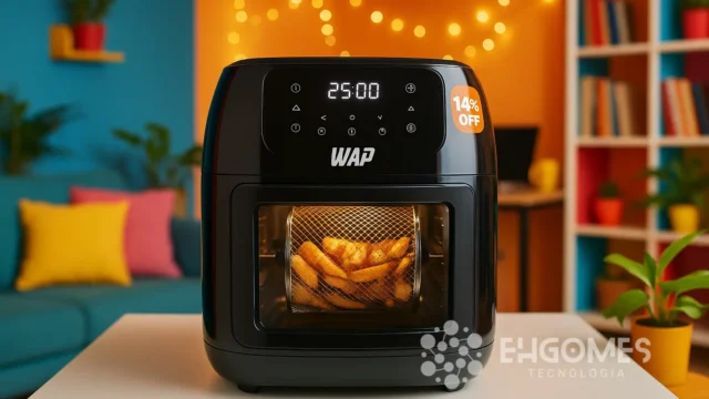 WAP Air Fryer Barbecue 12 em 1 com 14% OFF na Amazon: menor valor verificado hoje