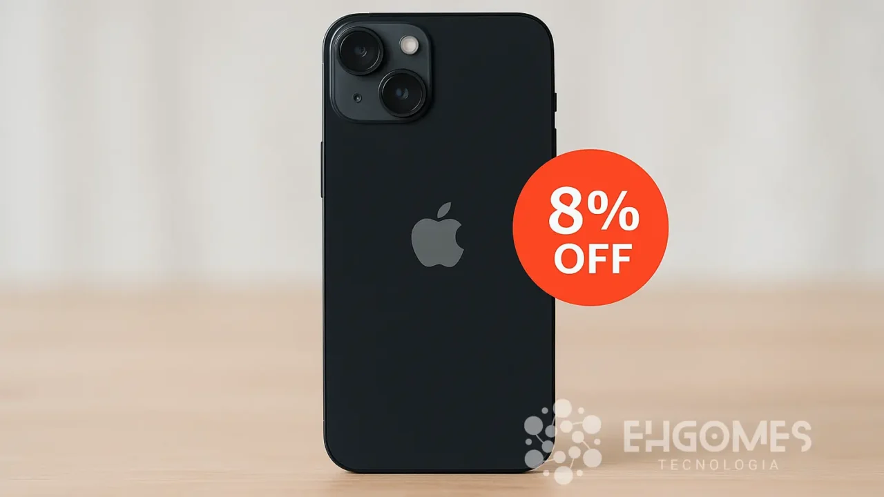 iPhone 14 com 8% OFF no app da Amazon