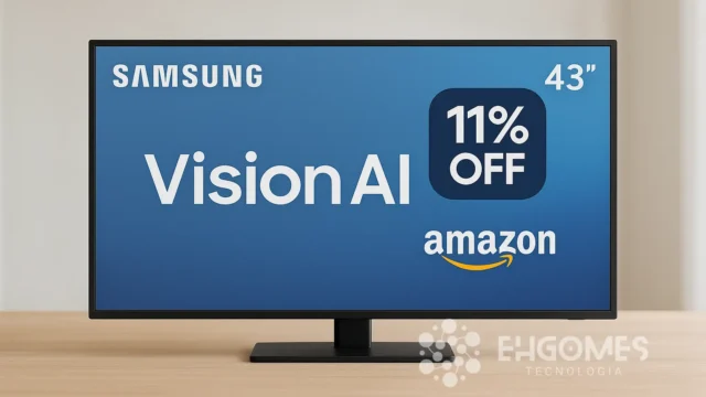 Samsung Combo Vision AI 43" com 11% OFF na Amazon: nota 4,6/5 dos clientes