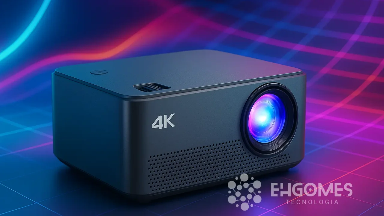 Bettdow Projetor 4K com Android 12 tem menor preço na Amazon