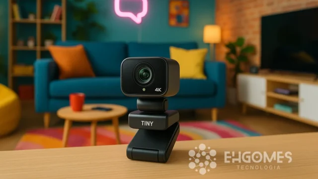 Webcam 4K Tiny 2 tem 27% OFF na Amazon; rastreamento AI em destaque
