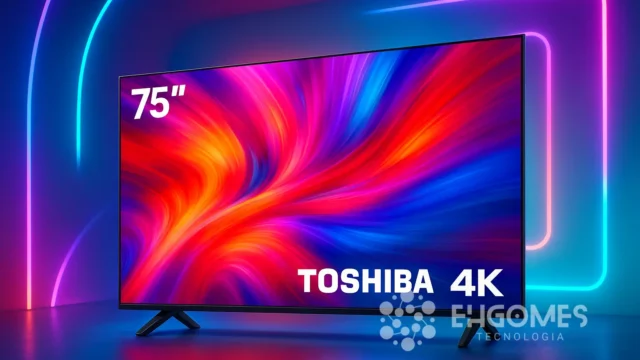 Smart TV 75" Toshiba fica 17% mais barata em oferta na Amazon