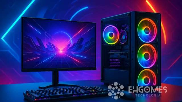 Computador Gamer Ryzen 7 5700G 23" 75Hz: 10% OFF em até 12x na Amazon