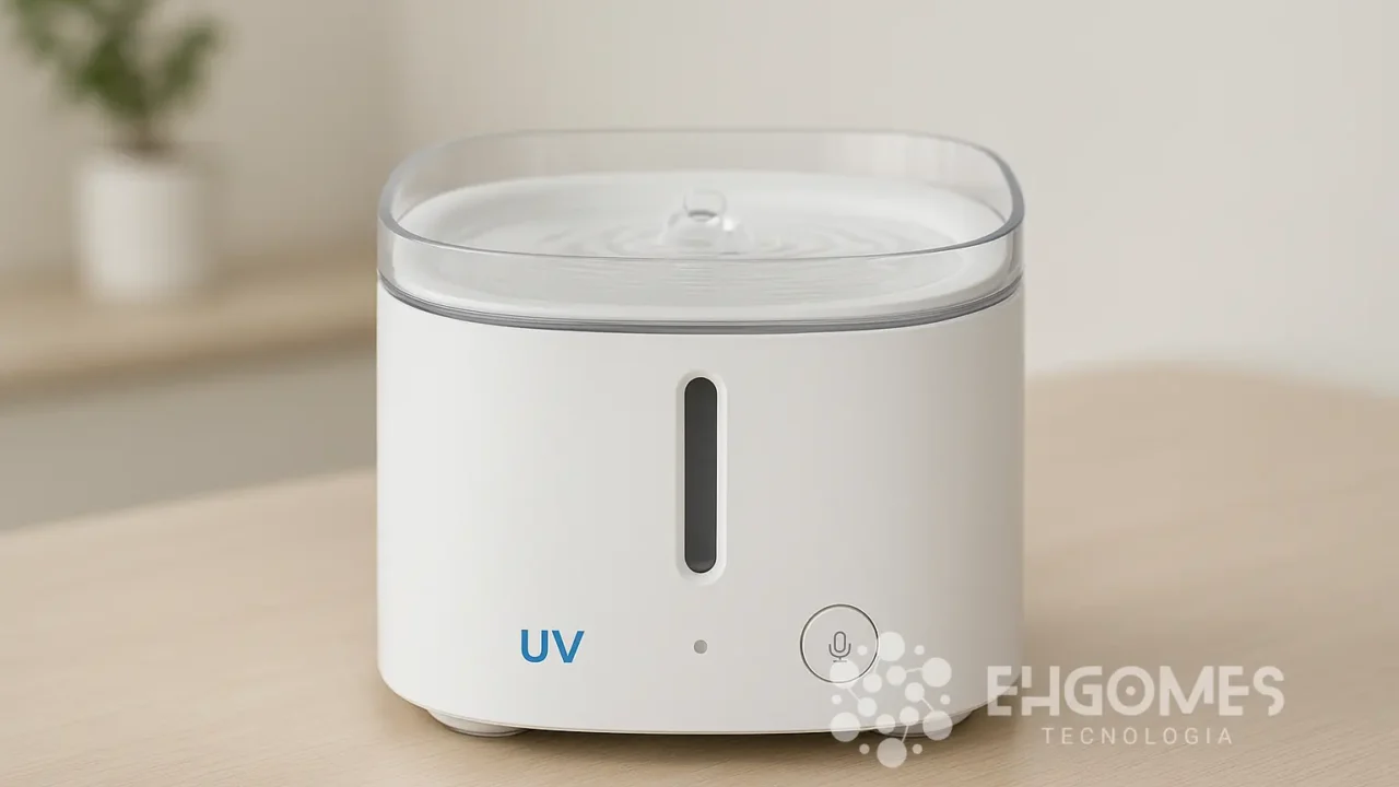 Bebedouro Inteligente EKAZA com UV e Alexa na Amazon