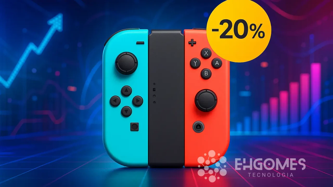 Controle Joy-Con com até 20% OFF na Amazon