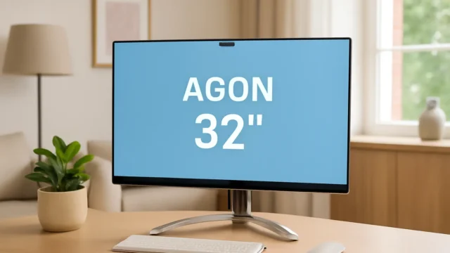 6 Monitores Gamer 32" Agon para Jogos Imersivos e Rápidos
