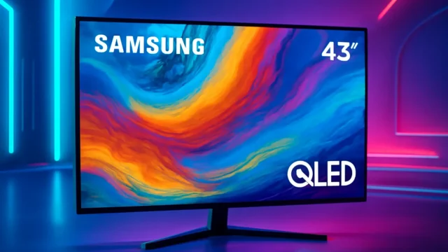 6 Samsung QLED 43 polegadas com atualização Android garantida