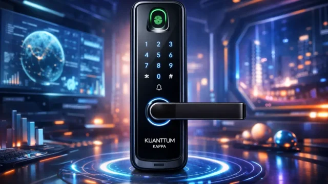 Melhor Fechadura Eletronica Digital Biométrica Kuanttum Kappa 12/30/2025 08:25:40