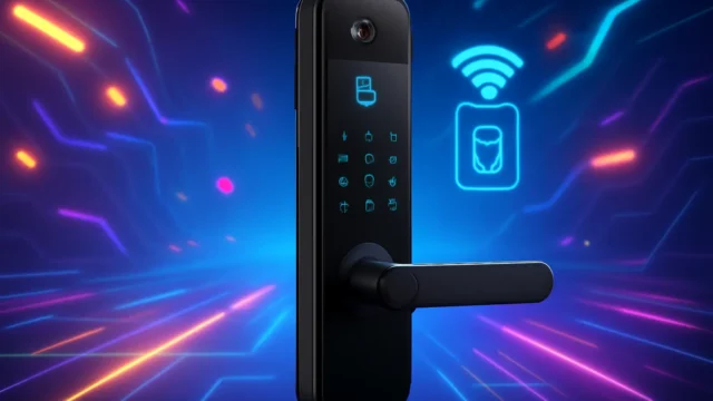 Tela infinita: 3 fechaduras eletrônicas digitais biométricas com display premium