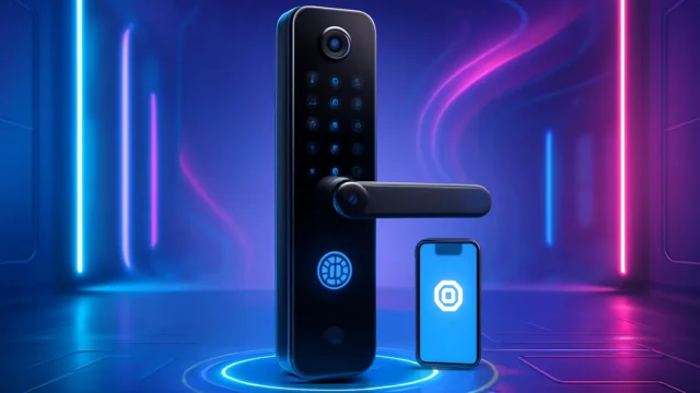 Fechadura Eletrônico Digital Biométrica Com Câmera Wifi, Controle do App Tuya: Barata e Confiável para Todos os Bolsos