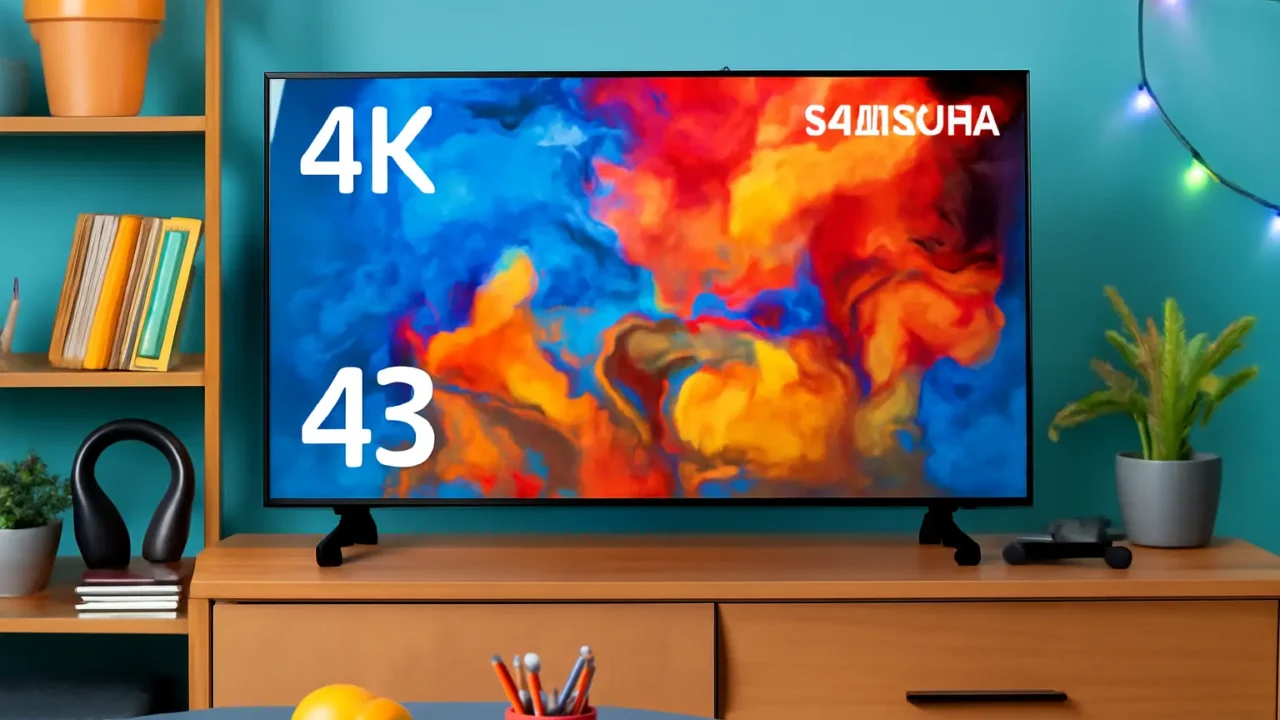 Design premium: 6 TVs Samsung 4K 43 polegadas por preço justo