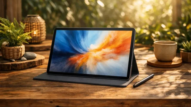 Som imersivo: 3 Galaxy Tab S10 Lite com áudio de qualidade