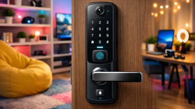 Fechadura Eletrônico Digital Biométrica Com Câmera Wifi, Controle do App Tuya: 3 modelos inteligentes para segurança doméstica