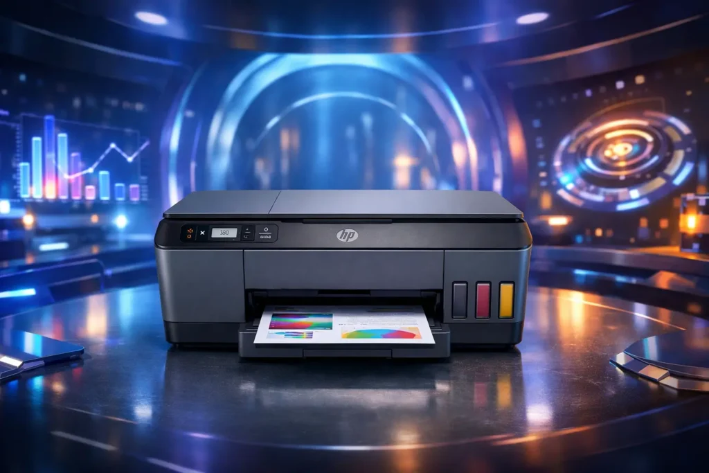 Design premium: 6 Impressoras Multifuncionais HP Smart Tank por preço justo