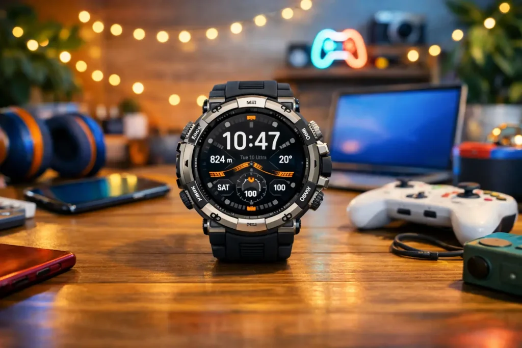 Bateria que dura: 6 Smartwatches Amazfit T-Rex Ultra para um dia inteiro