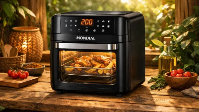6 Fritadeiras Air Fryer Mondial Forno Oven 12L resistentes à água para aventuras