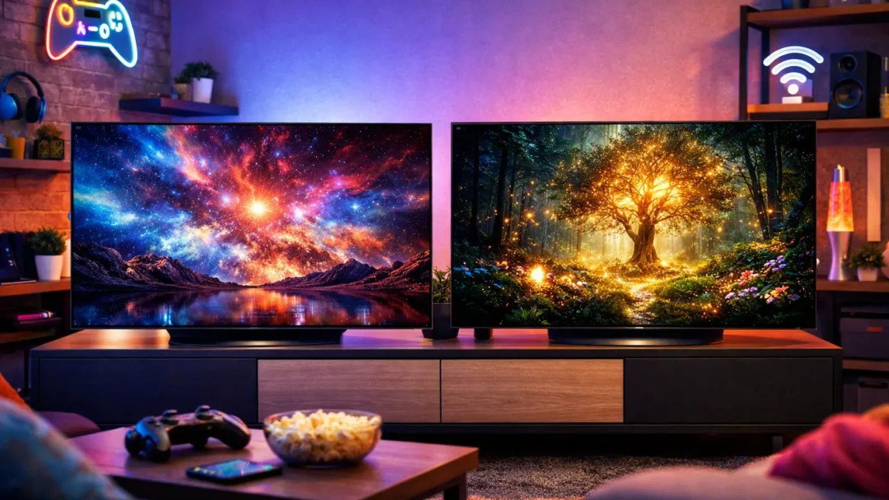 Samsung Smart TV 55" OLED vs LG Smart TV 4K 55" OLED: Qual oferece mais qualidade de imagem?