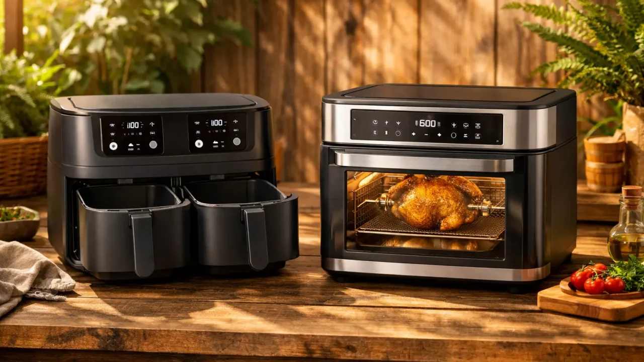 Airfryer Duplo Cesto 7,1L vs Airfryer Forno Série 5000: capacidade ou versatilidade?
