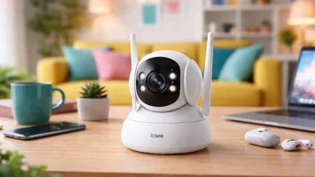 Bateria que dura: 6 Câmeras de Segurança WiFi ICSee para um dia inteiro