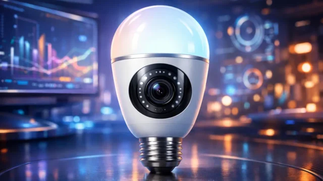 Nota máxima ★5: 6 lampada com camera aprovadas