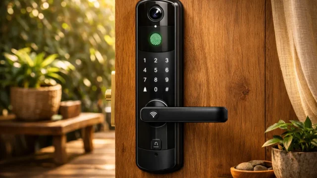 3 melhores fechaduras eletrônicas digitais biométricas com câmera Wi-Fi para segurança doméstica