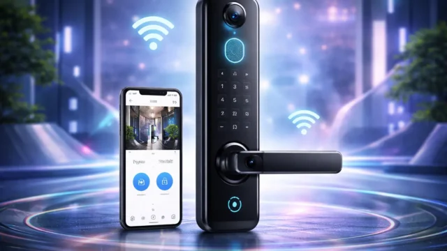 Tela infinita: 3 Fechaduras Eletrônicas Digitais com Câmera Wi-Fi