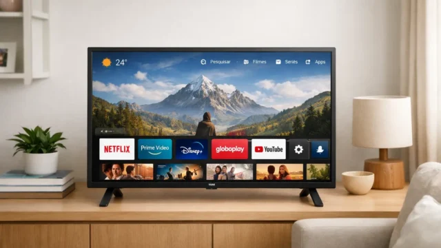 Guia de Compra: 6 Melhores Smart TVs 32” HD com Alta Avaliação