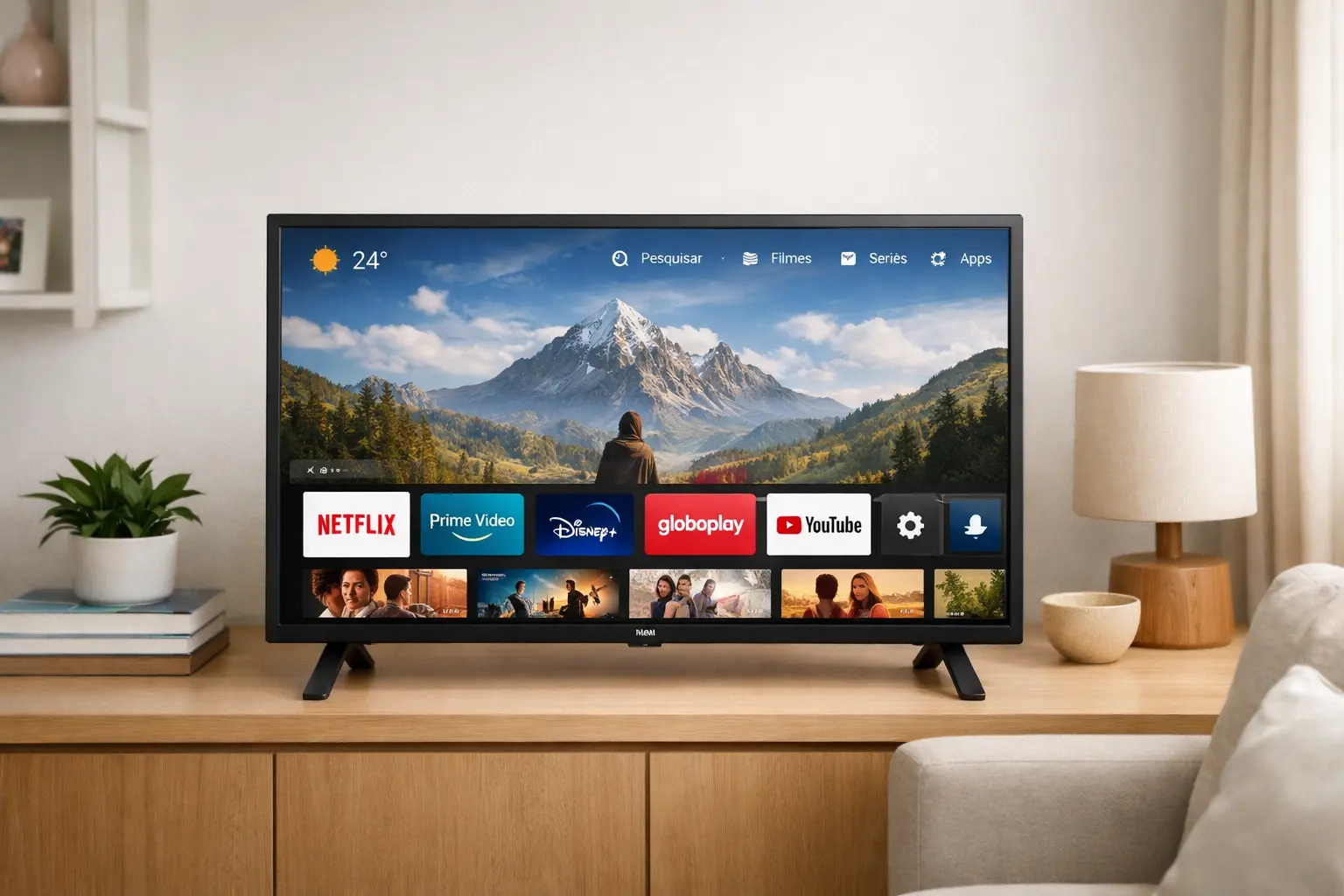 Guia de Compra: 6 Melhores Smart TVs 32” HD com Alta Avaliação