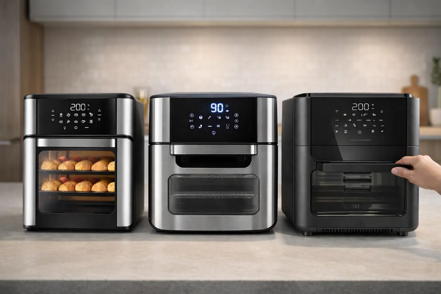Air Fryer Forno 12L 4 modelos para família e porções grandes