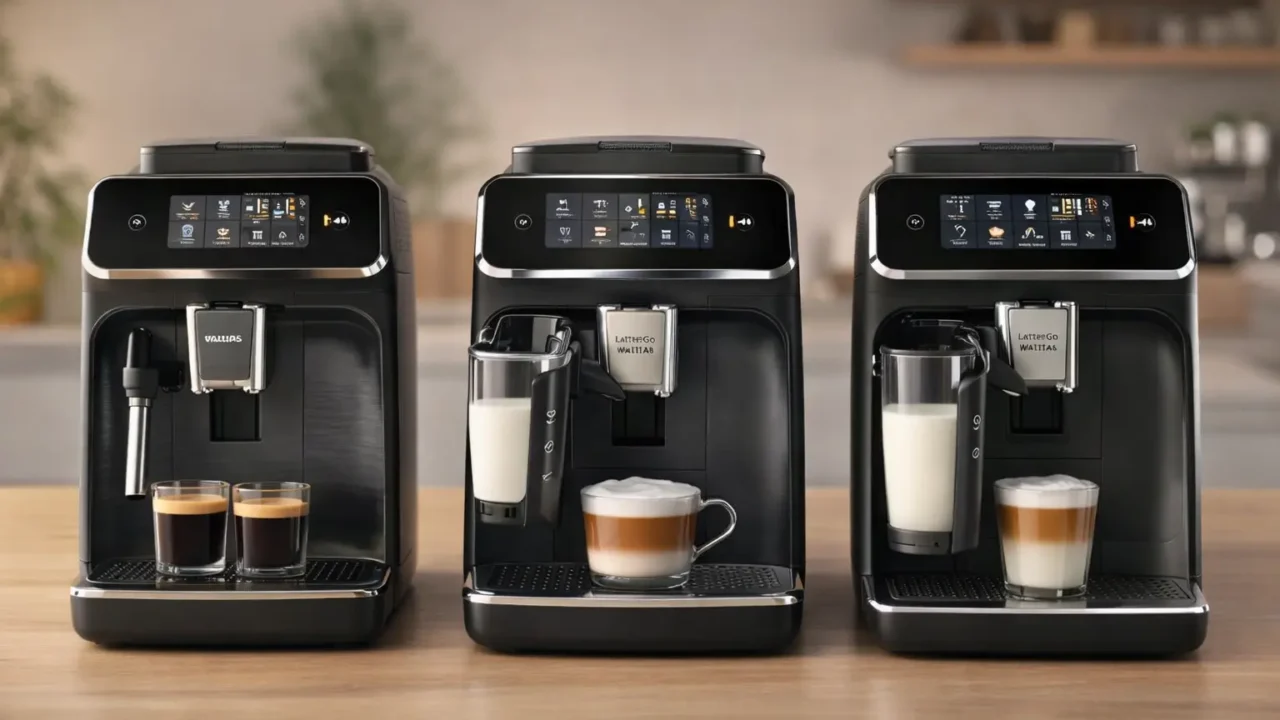 Compare 6 cafeteiras espresso superautomáticas com LatteGo e painel touch. Veja níveis de moagem e bebidas em 1 toque para escolher sem erro.