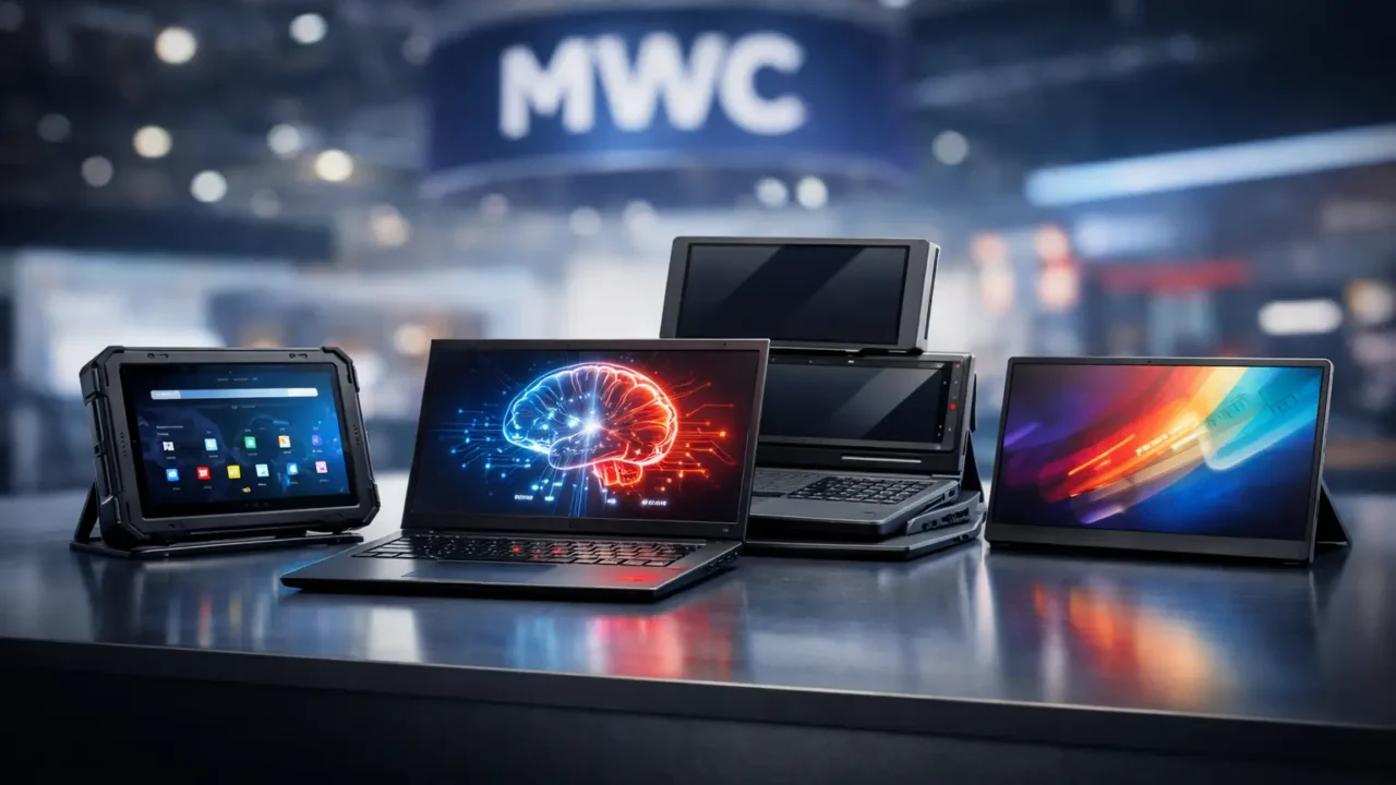 Lenovo amplia linha corporativa na MWC 2026 com novos ThinkPad, tablet robusto e conceito modular