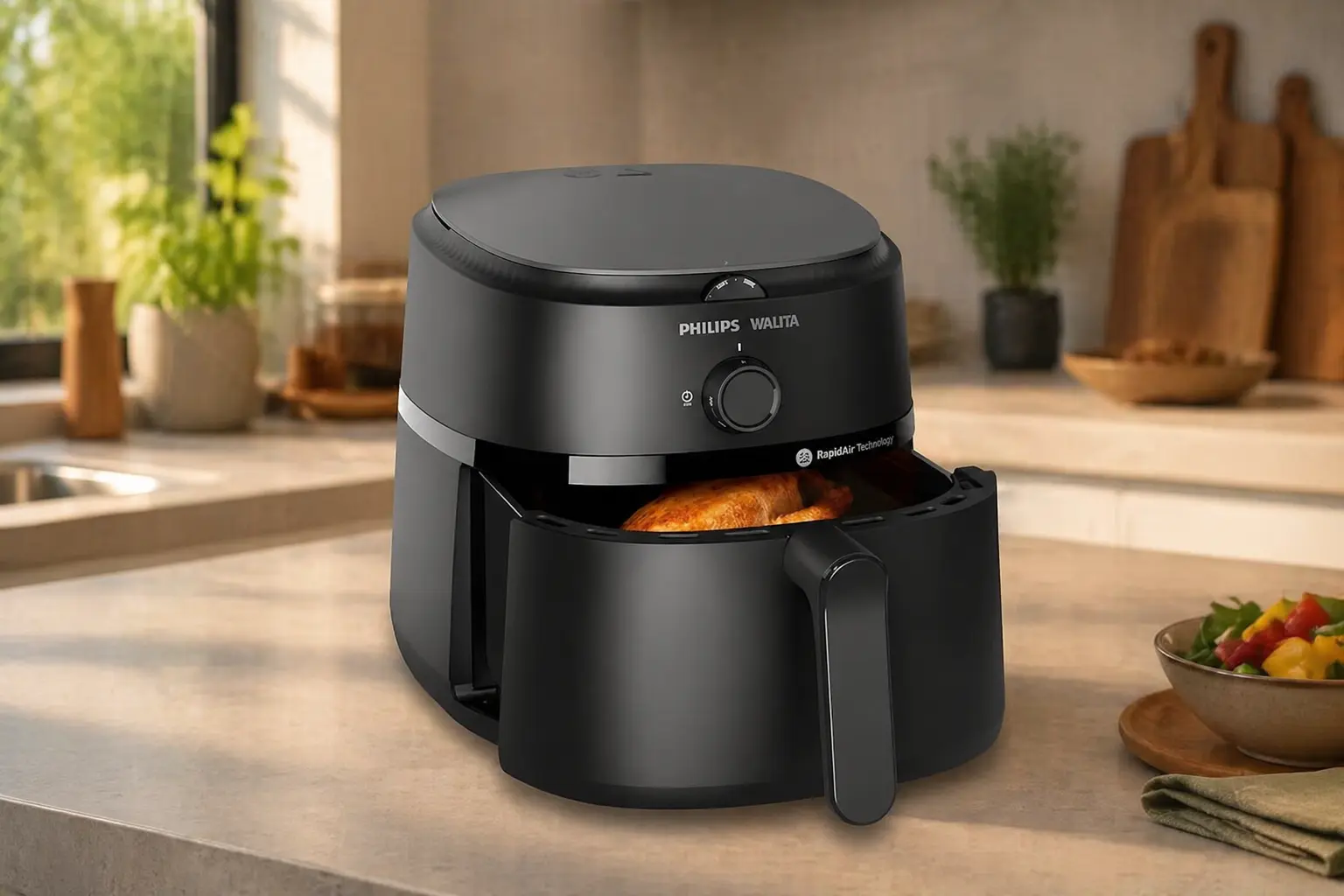 Fritadeira Airfryer Philips Walita NA120/09: review direto ao ponto