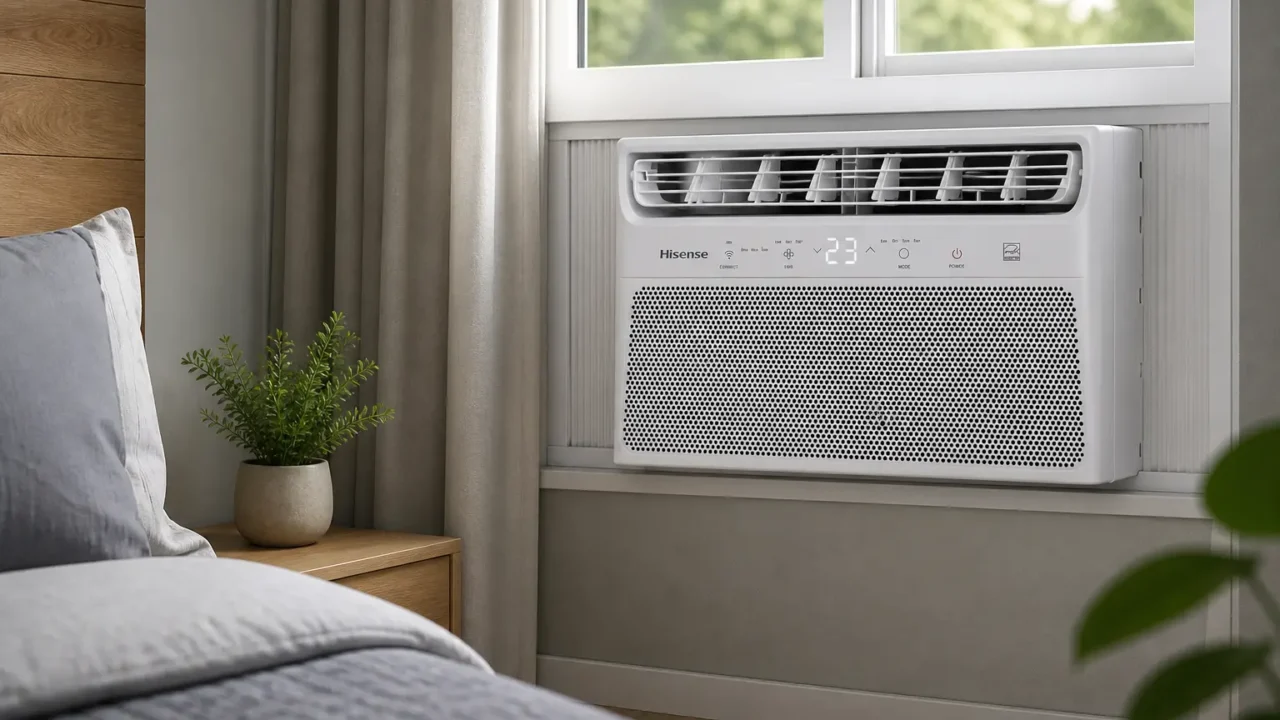 Hisense Janela 8500 BTUs Wi-Fi: bom para quarto pequeno?