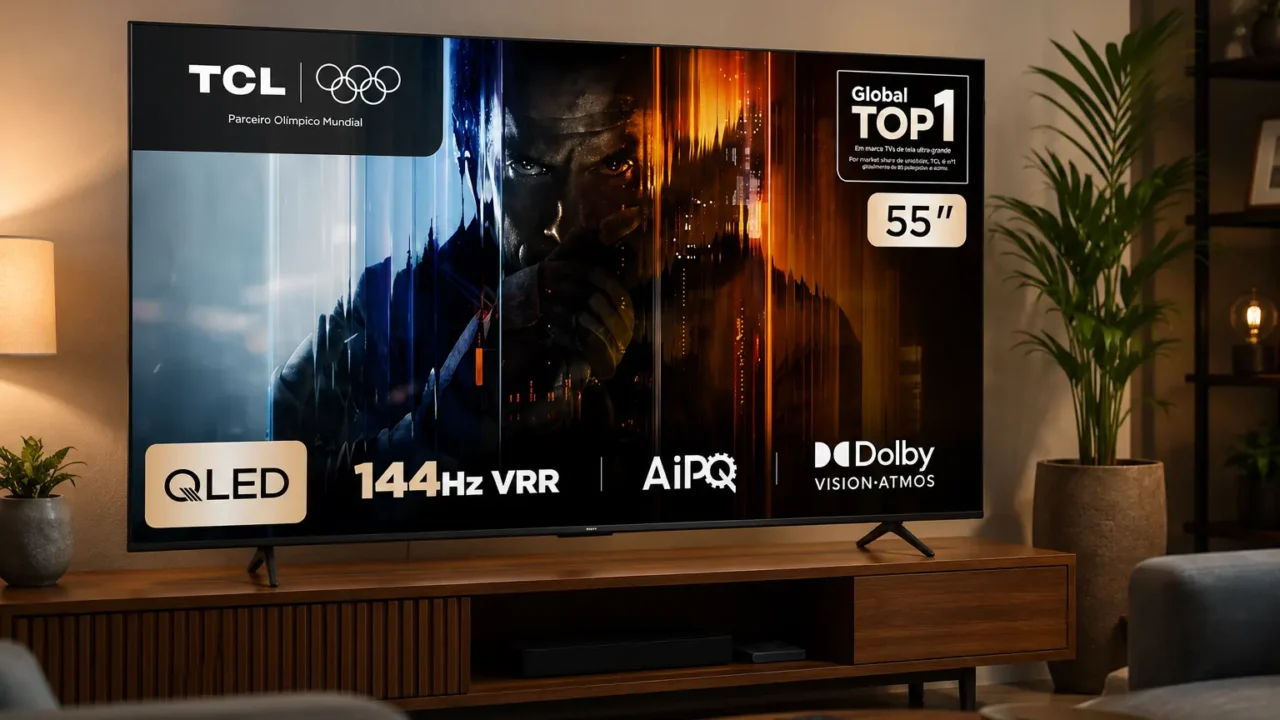 TCL QLED 55P8K: faz sentido para sala e uso diário?