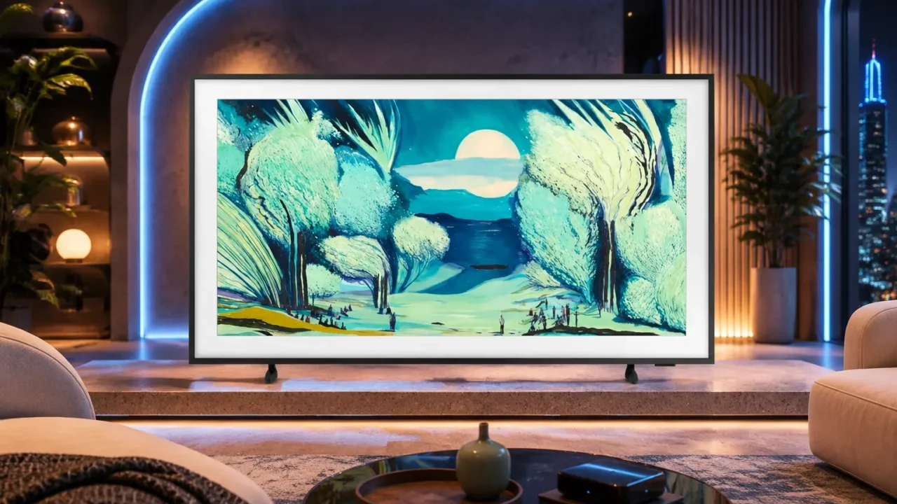 Samsung The Frame 50" 4K LS03F: quando a TV vira obra de arte