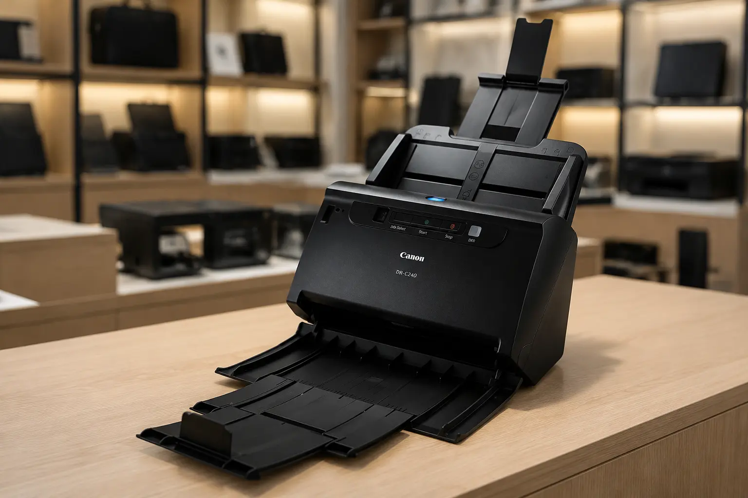 Canon DR-C240: compacto, mas serve para escritório e documentos longos?