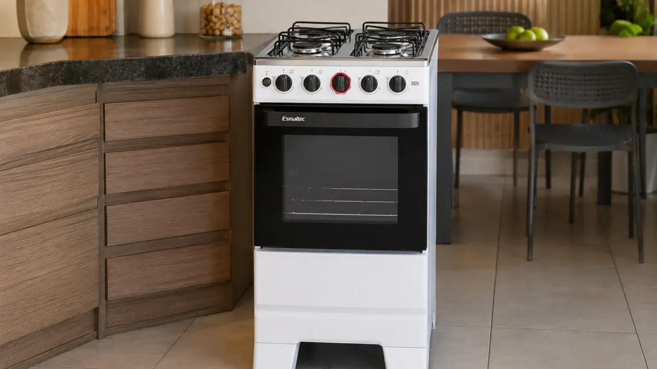 Fogão Esmaltec Ideal Super 4 Bocas: cabe bem em cozinhas compactas?