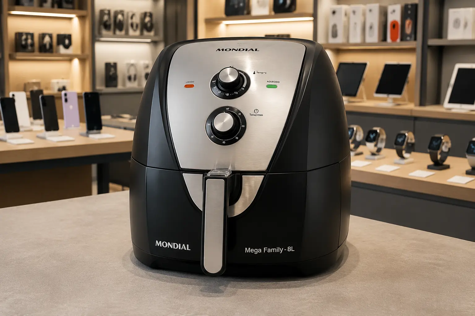 MONDIAL Air Fryer 8L: cabe bastante, mas serve para você?