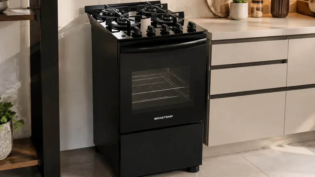 Brastemp 4 Bocas com mesa de vidro e dupla chama: cabe na cozinha compacta?