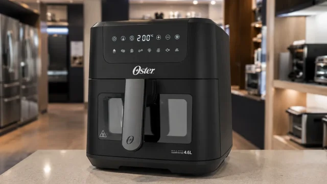 Fritadeira Digital Clear Oster 4,6L: quando o visor faz diferença na cozinha