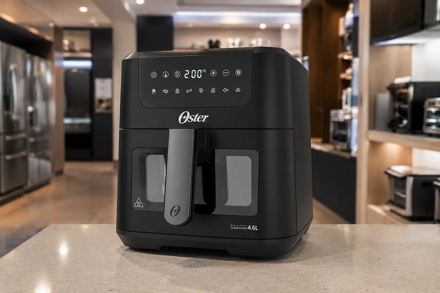 Fritadeira Digital Clear Oster 4,6L: quando o visor faz diferença na cozinha